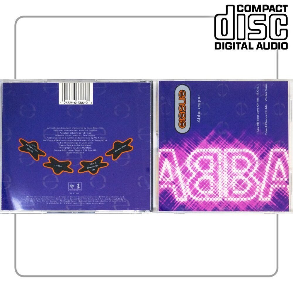 Erasure - Abba-esque 1992 - Music CD